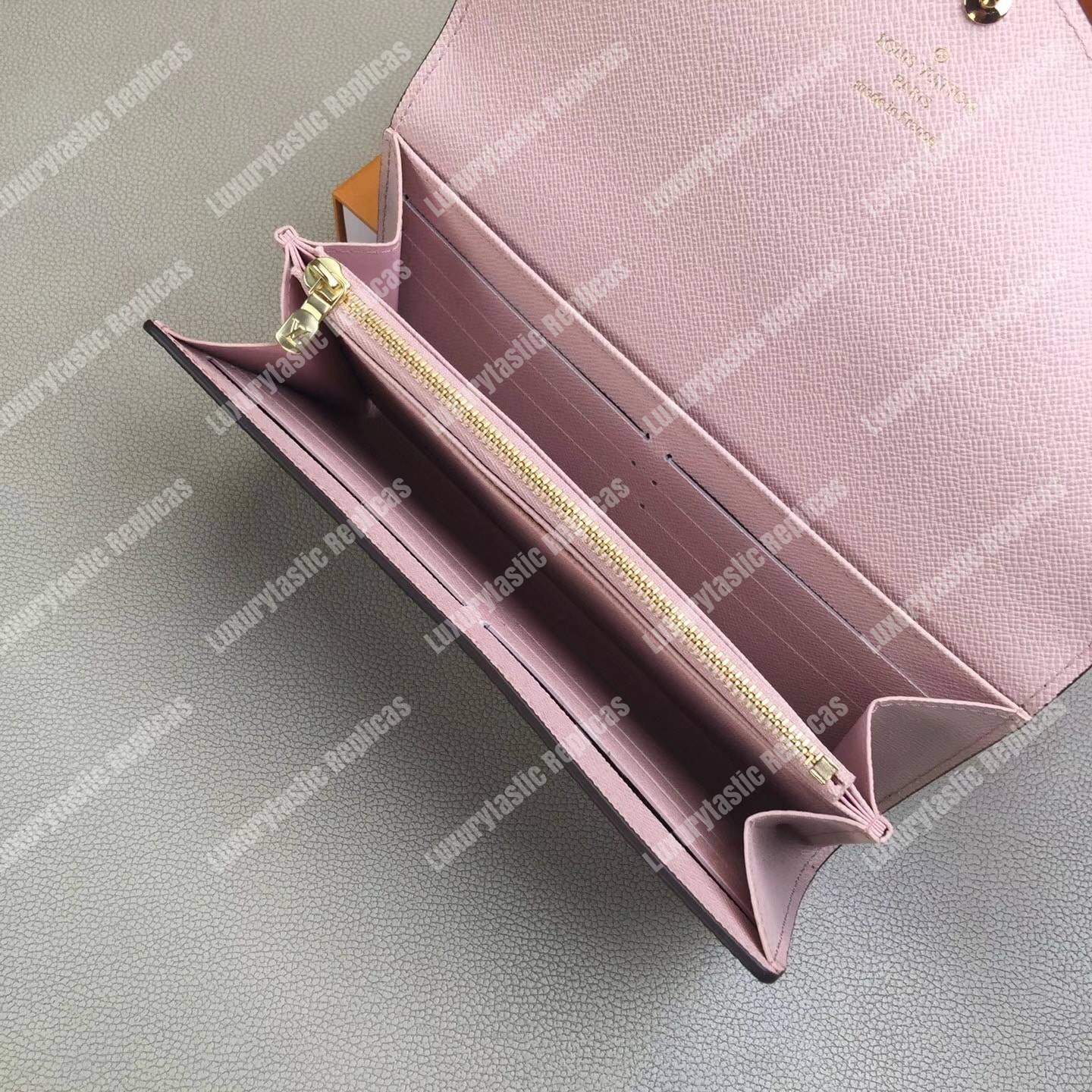 LV Sarah Wallet My LV World Tour Monogram Pink