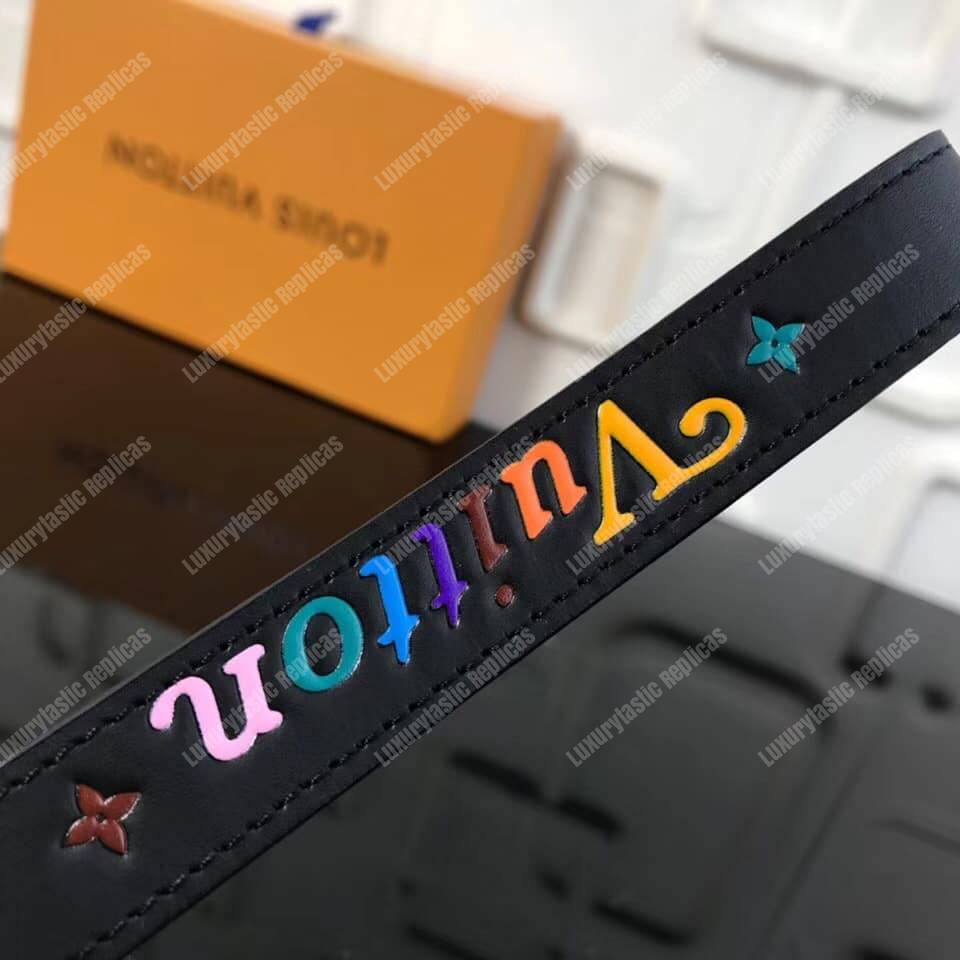 LV New Wave Long Wallet Black