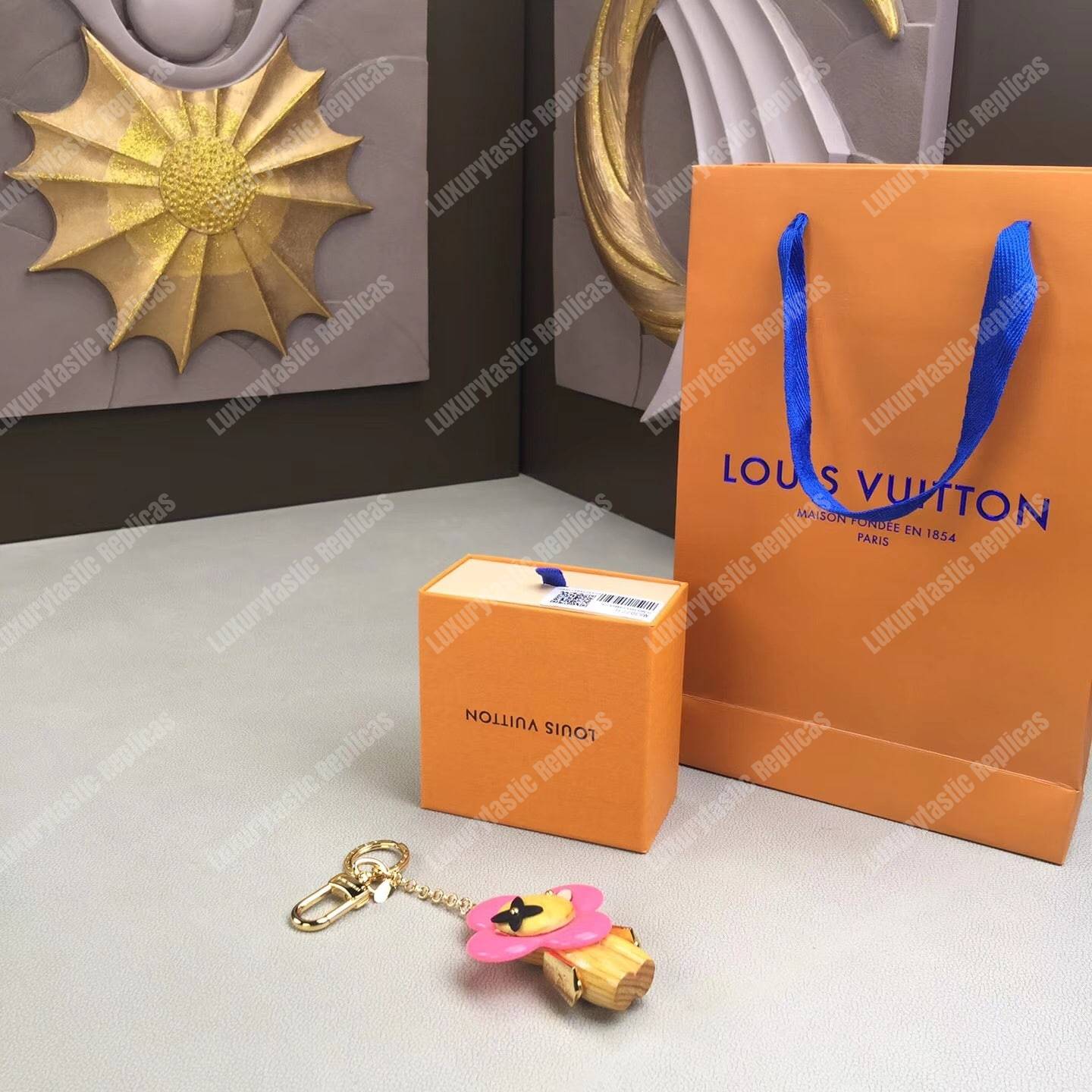 LV Vivienne Bag Charm and Key Holder