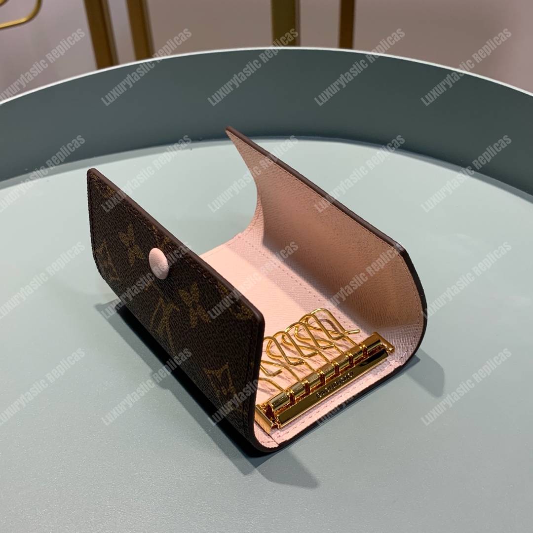 LV 6 Key Holder Monogram Canvas Smoothie Pink