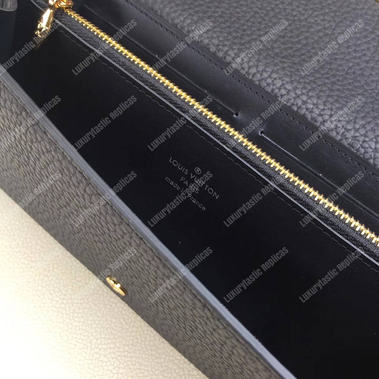 LV Capucines Wallet Noir