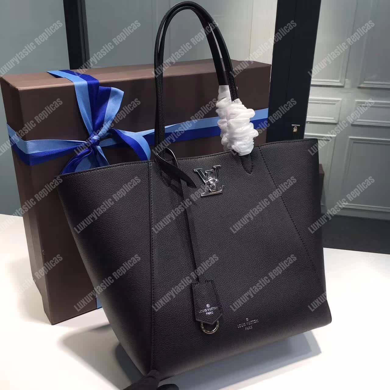 LV Lockme Cabas Bag Noir