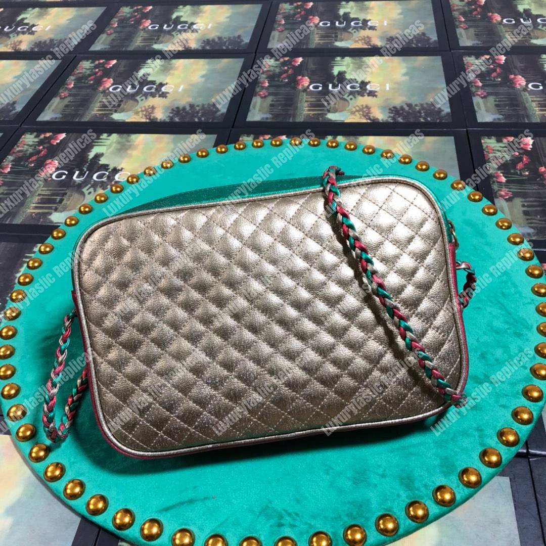 G*u*i zumi clutch metallic red/green