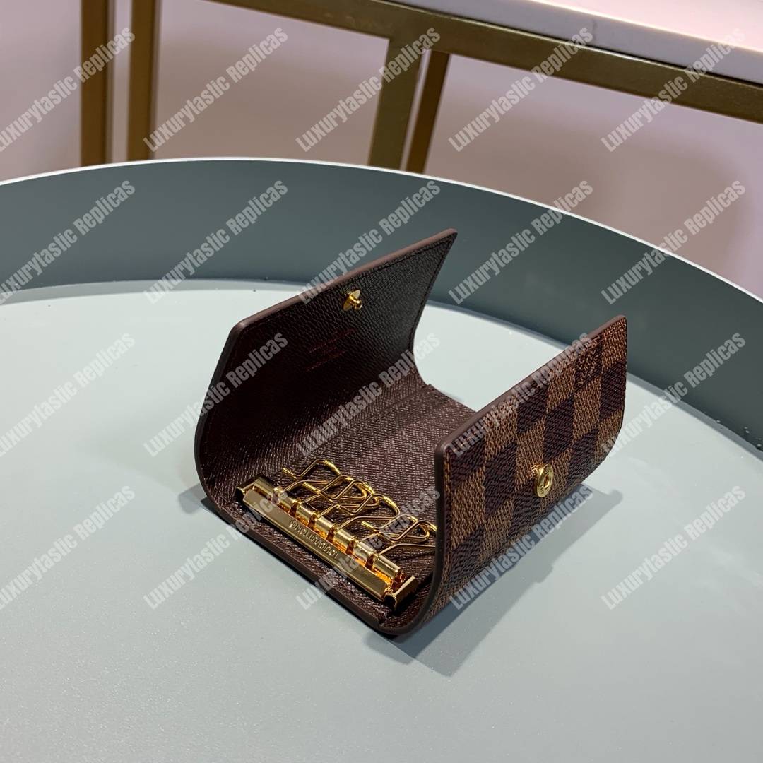 LV 6 Key Holder Damier Canvas Brown