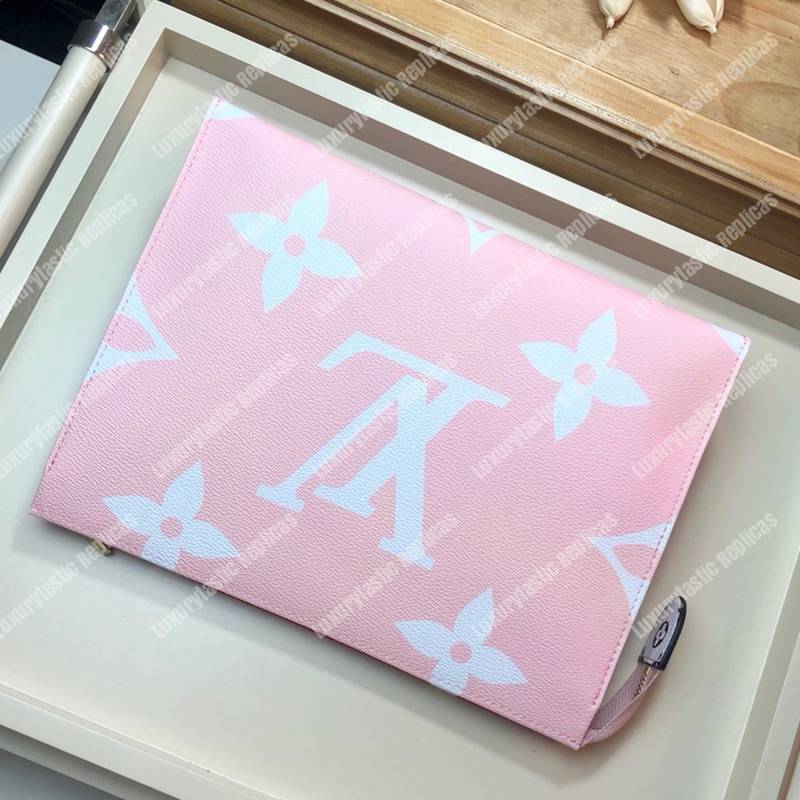 LV Toilet Pouch XL Monogram Rouge