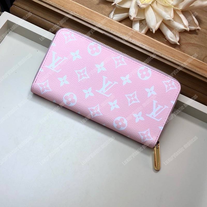 LV Zippy Wallet Monogram Rouge