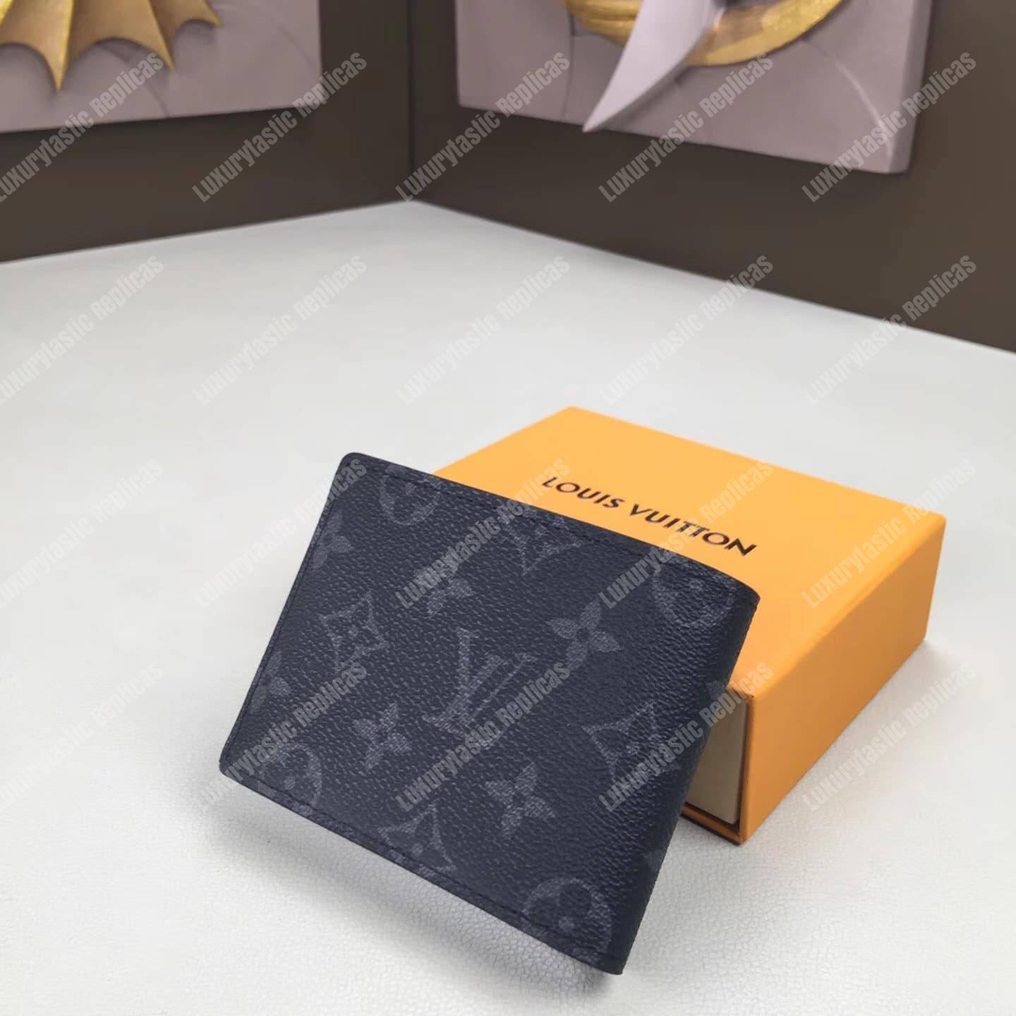 LV Multiple Wallet Monogram Eclipse Canvas HJ