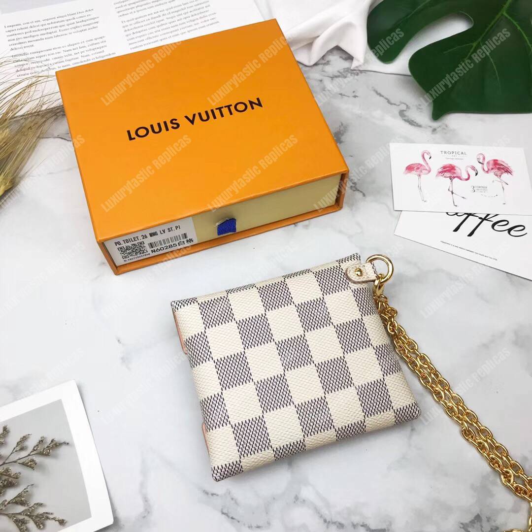 LV Kirigami Necklace Damier Azur
