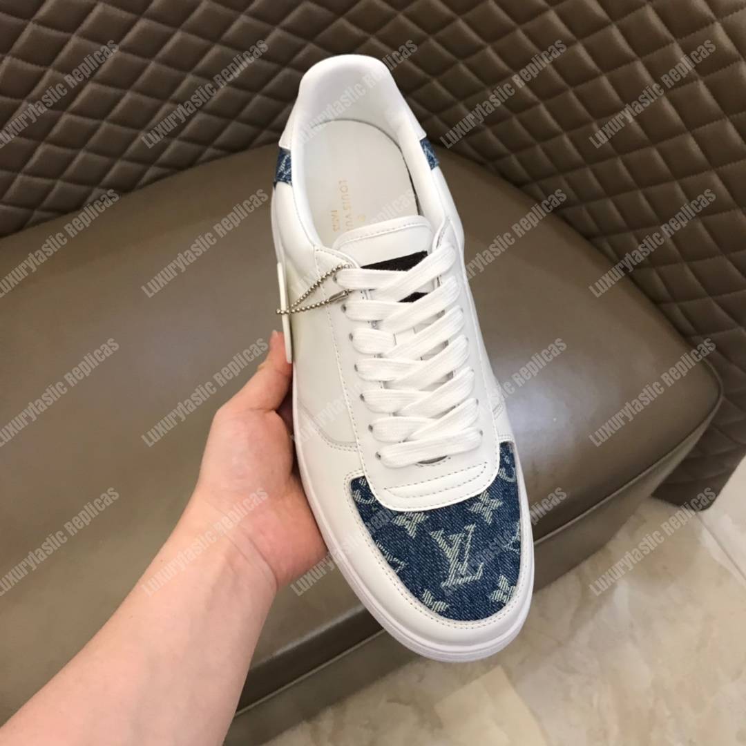 LV Rivoli Sneakers Monogram Blue