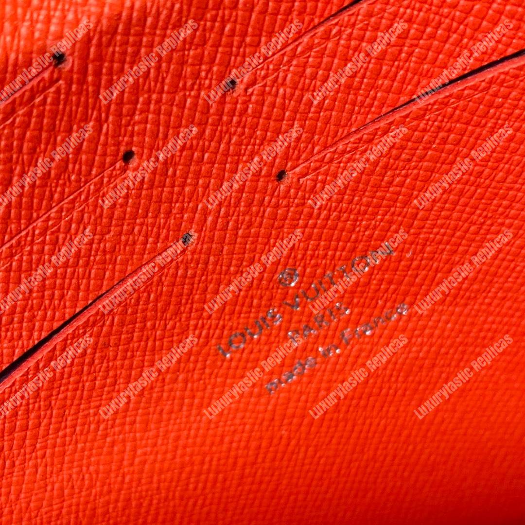 LV Pochette Voyage MM Damier Graphite coated Epi Leather Blue