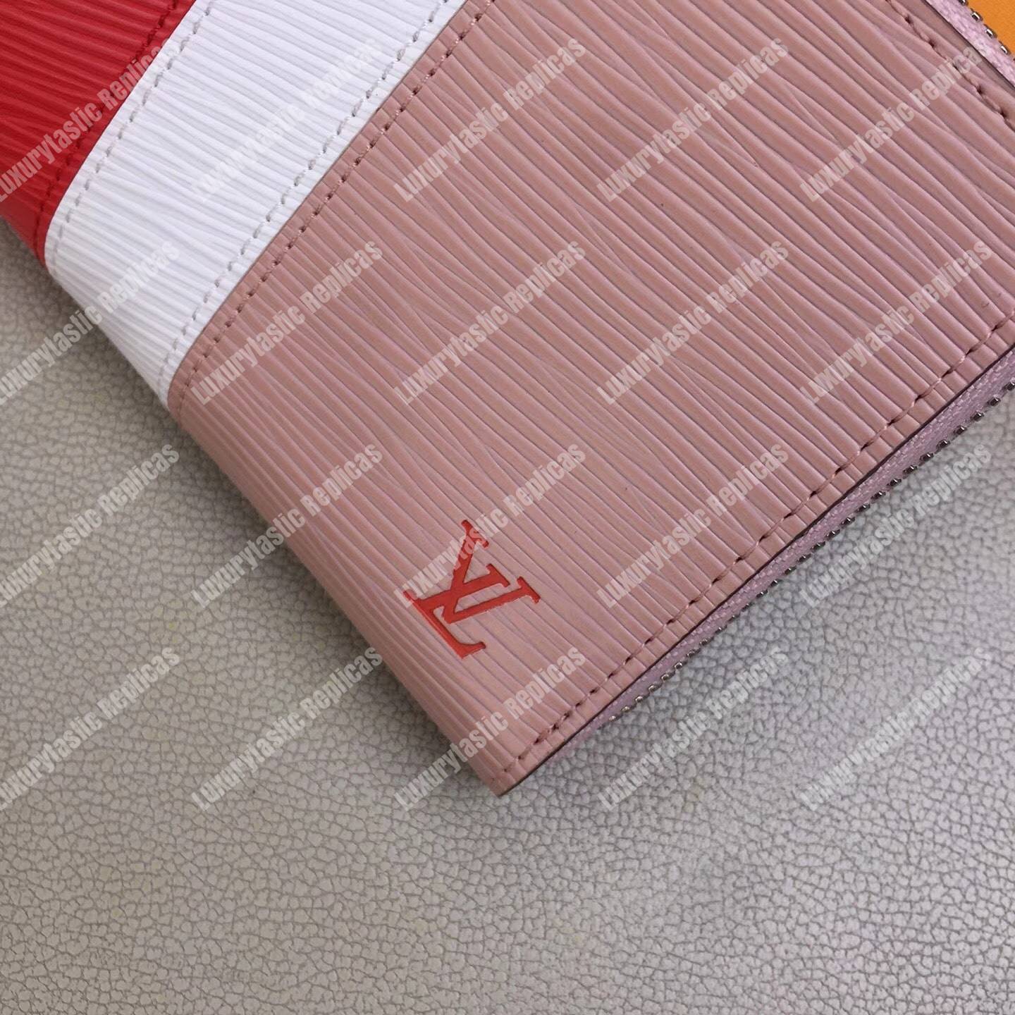 LV Zippy Wallet Epi Leather special edition Rose Ballerine