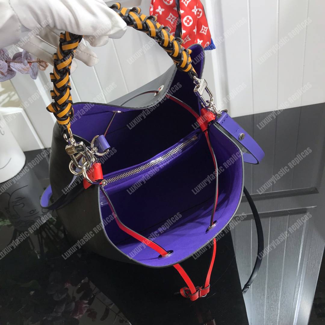 LV NéoNoé Bucket Bag Epi Leather Black