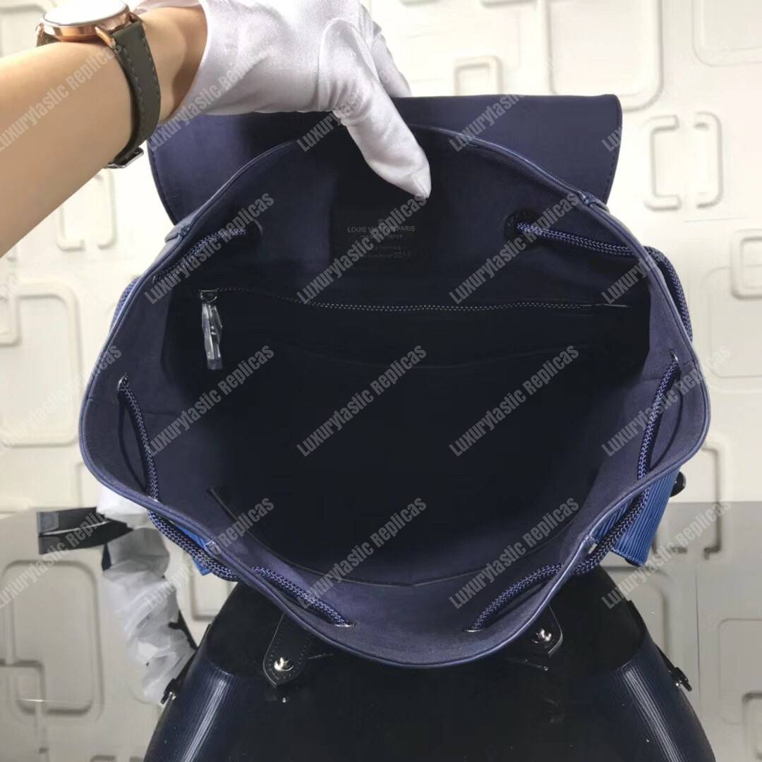 LV Christopher Backpack Epi Leather Patchwork Edition