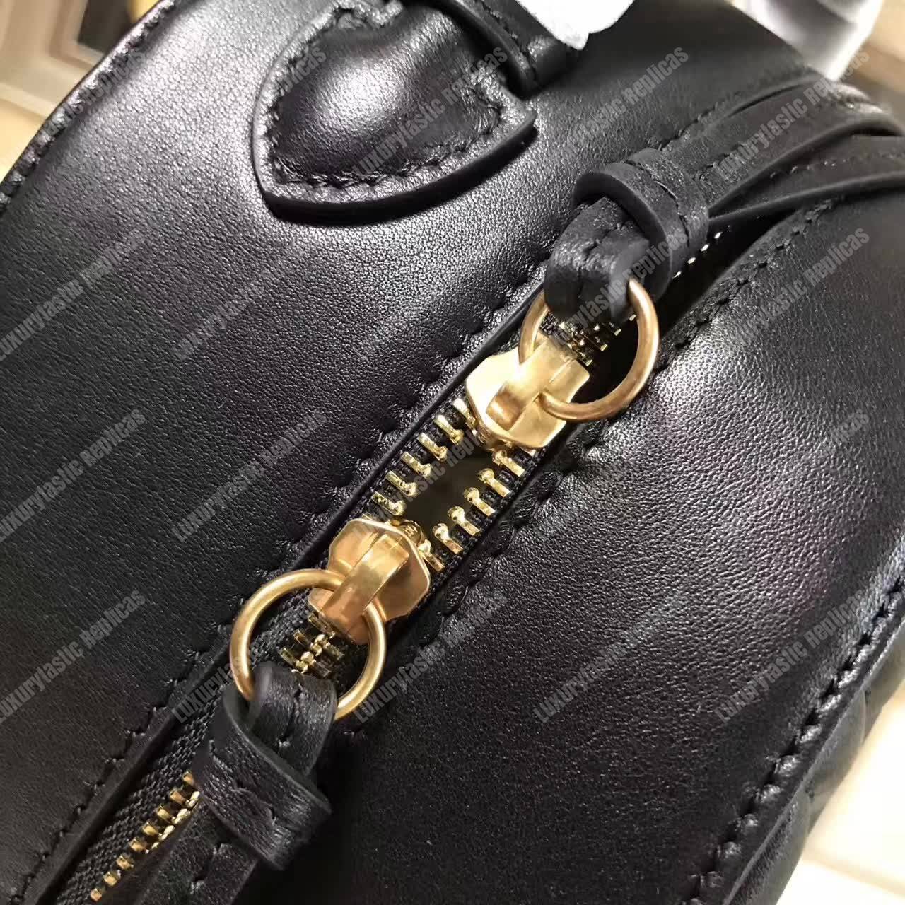 G*u*i gg marmont quilted leather backpack black