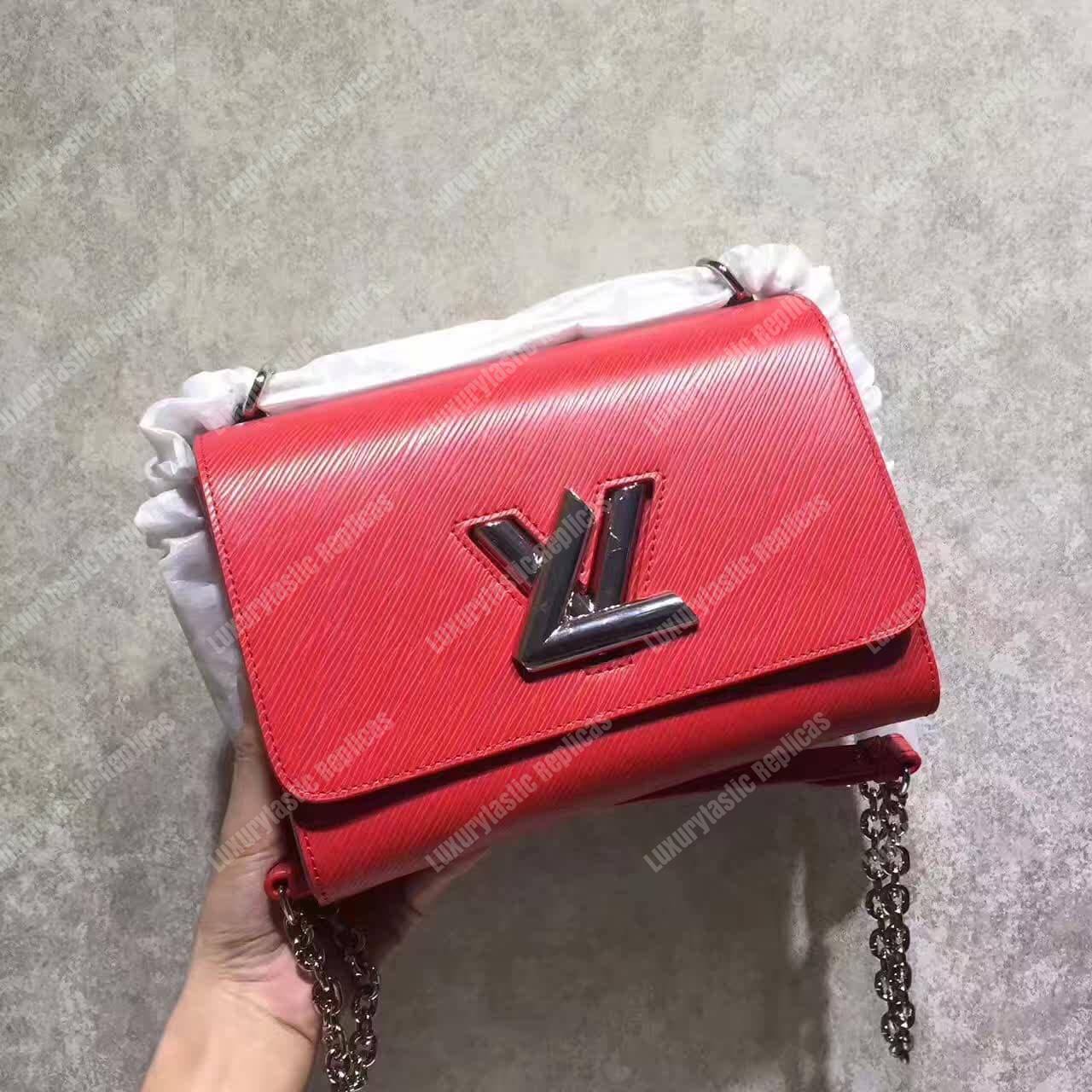 LV Twist MM Epi Leather Red