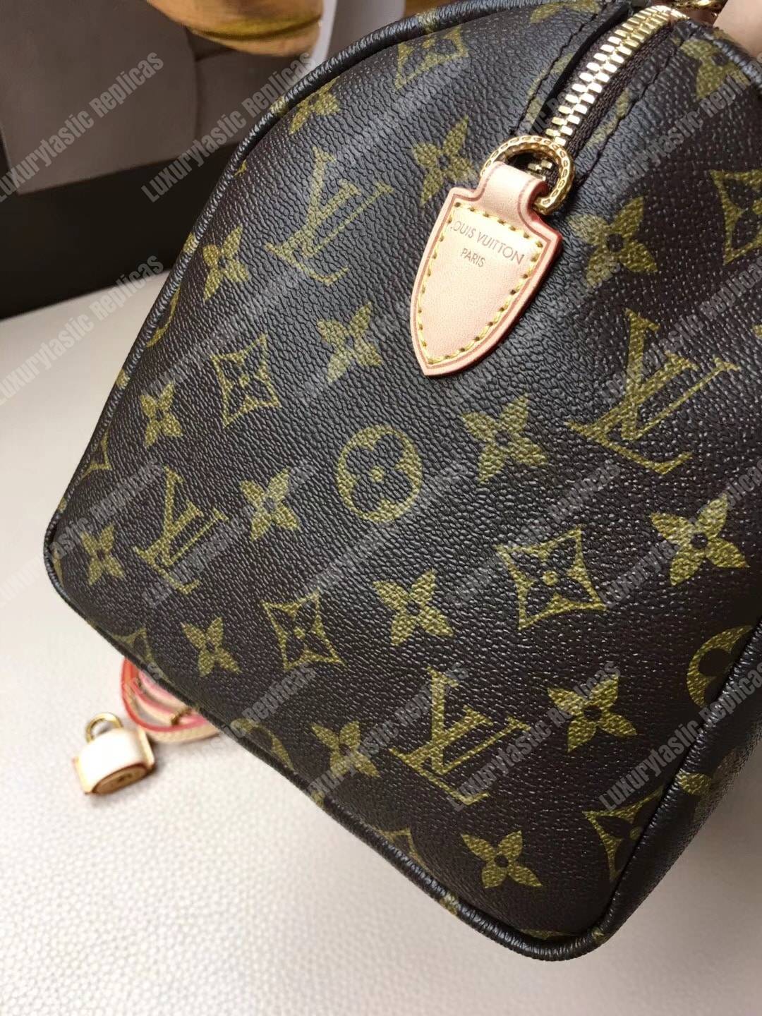 LV Speedy 30 Chain Tote Bag Monogram Canvas