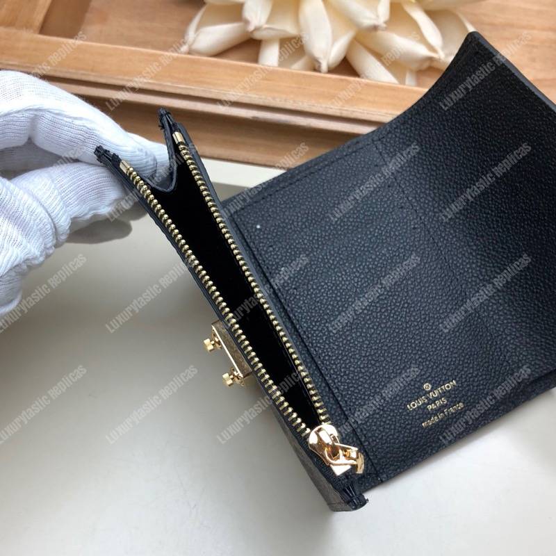LV Pallas Compact Wallet Monogram Noir