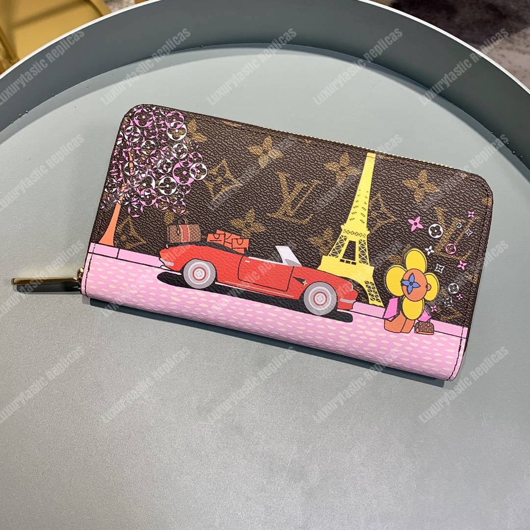 LV Zippy Wallet Monogram Eiffel Tower