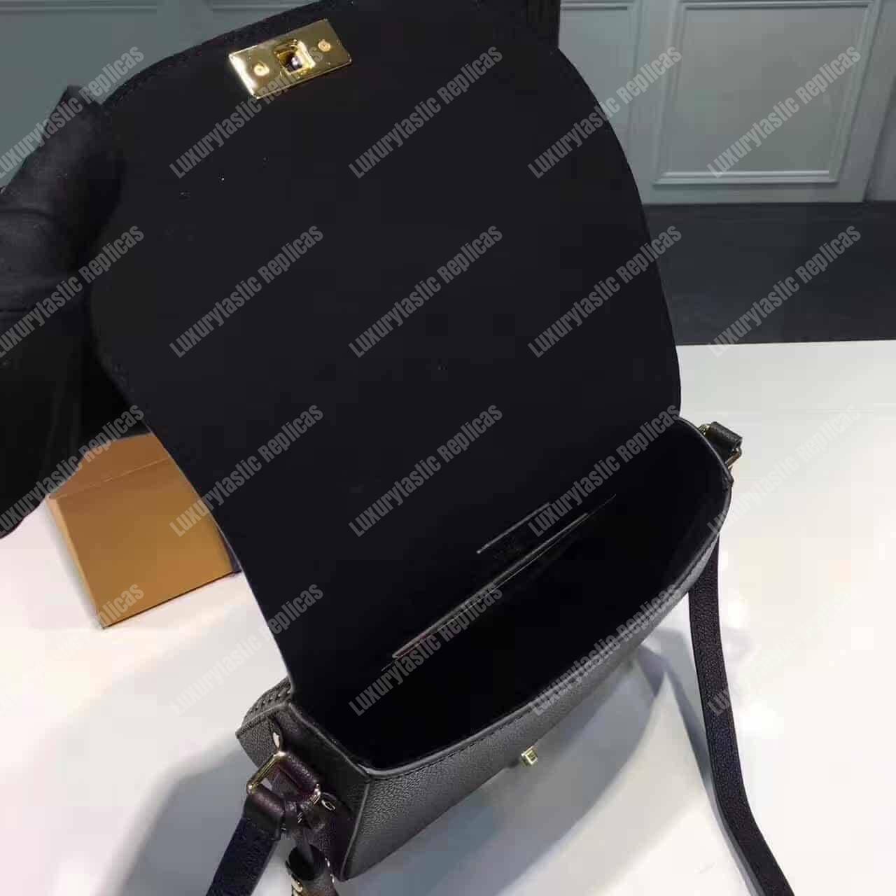 LV Junot Monogram Empreinte Leather Noir