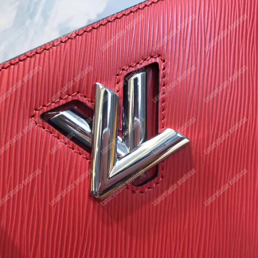 LV Twist Tote Epi Leather Coquelicot