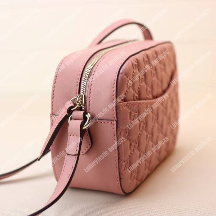 G*u*i signature linea bag light pink