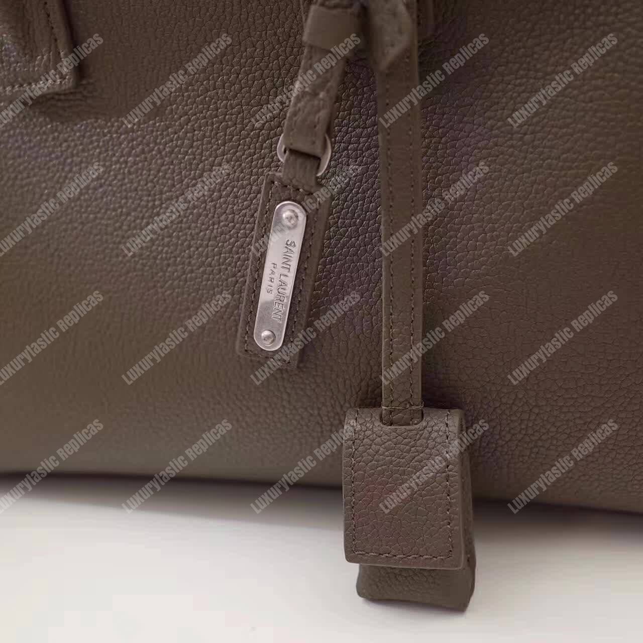 Saint Laurent Sac De Jour Baby Grained Leather Brown