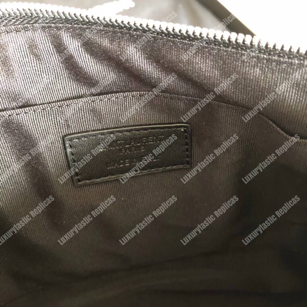 Saint Laurent Zipped Tablet Holder Black