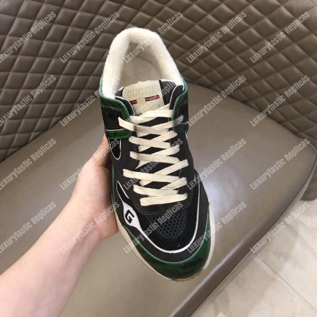 G*u*i ultrapace sneaker green/grey lining
