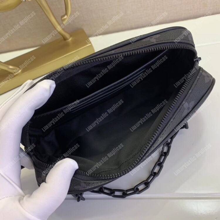 LV Pochette Volga Monogram Eclipse