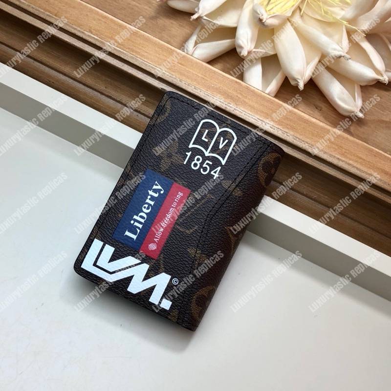 LV Pocket Organizer Monogram Marron