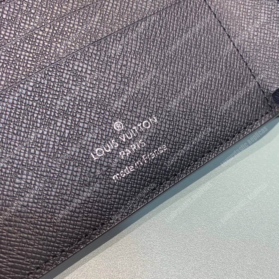 LV Flower Slender Wallet Monogram Eclipse Canvas