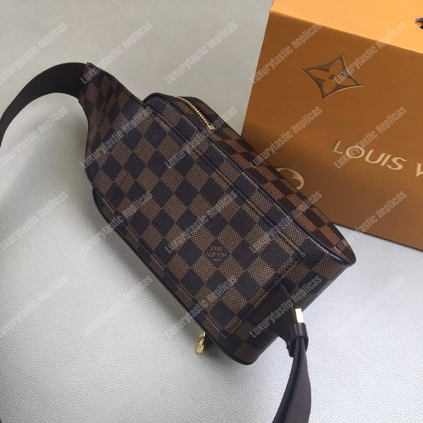 LV Geronimos Messenger Bag Damier Ebene
