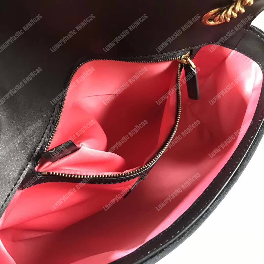 G*u*i gg marmont medium velvet bag dragon