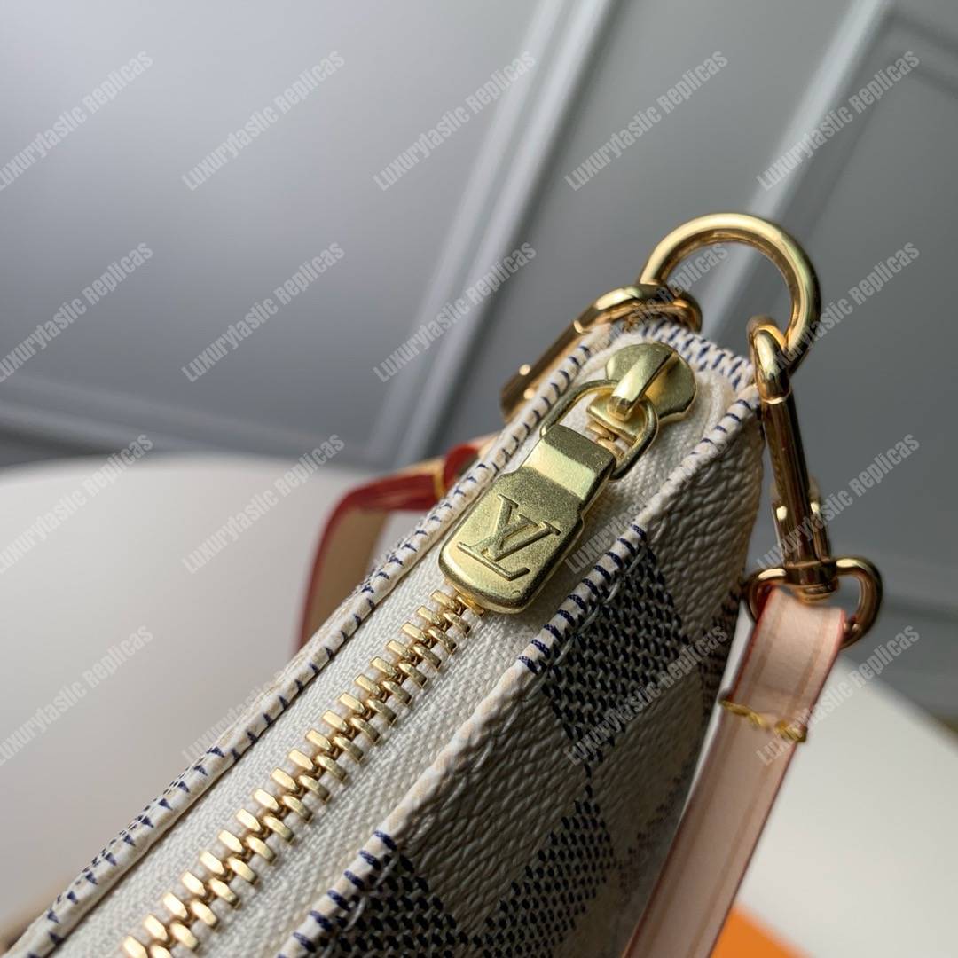 LV Pochette Accessoires Damier Azur