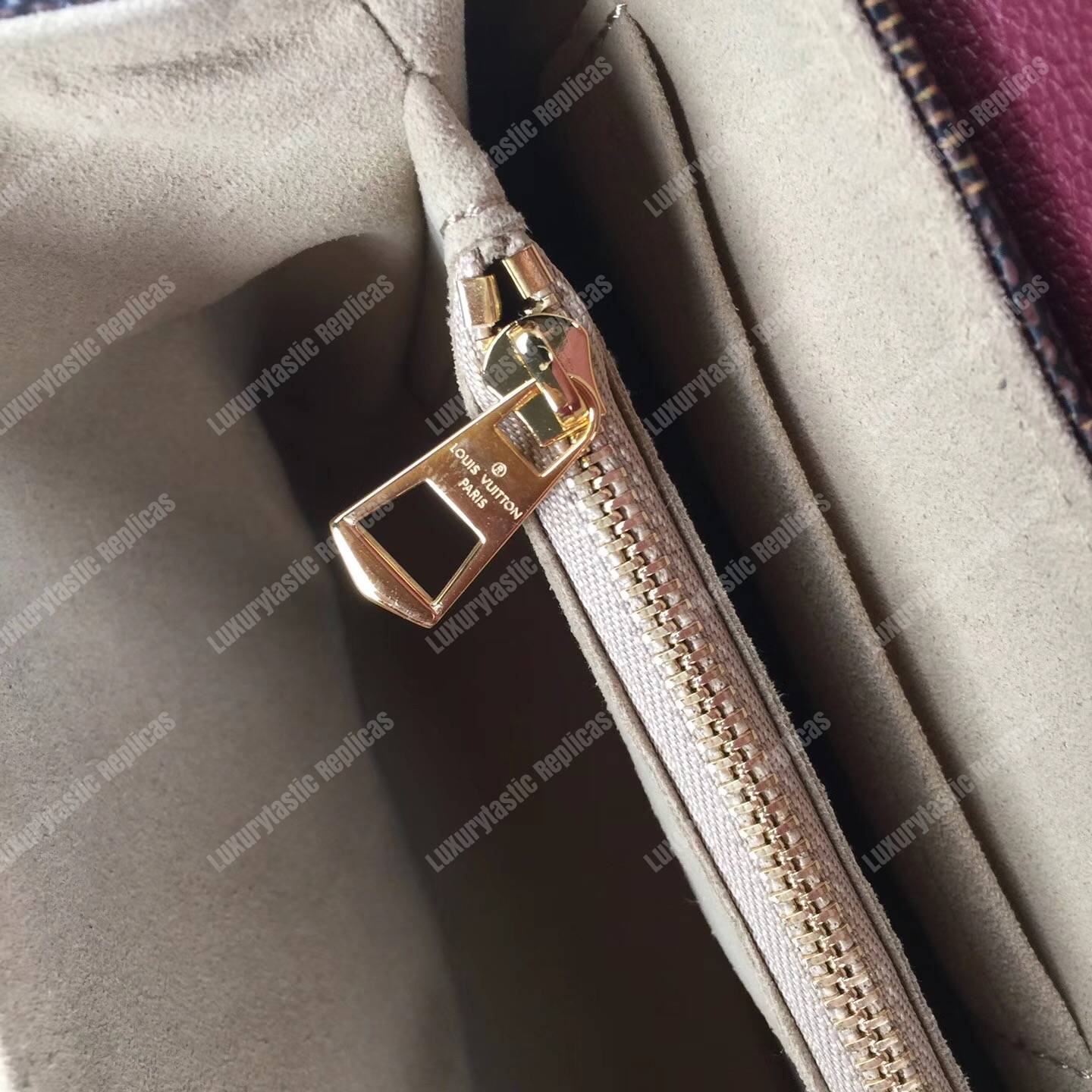 LV Clapton PM Damier Ebene Raisin