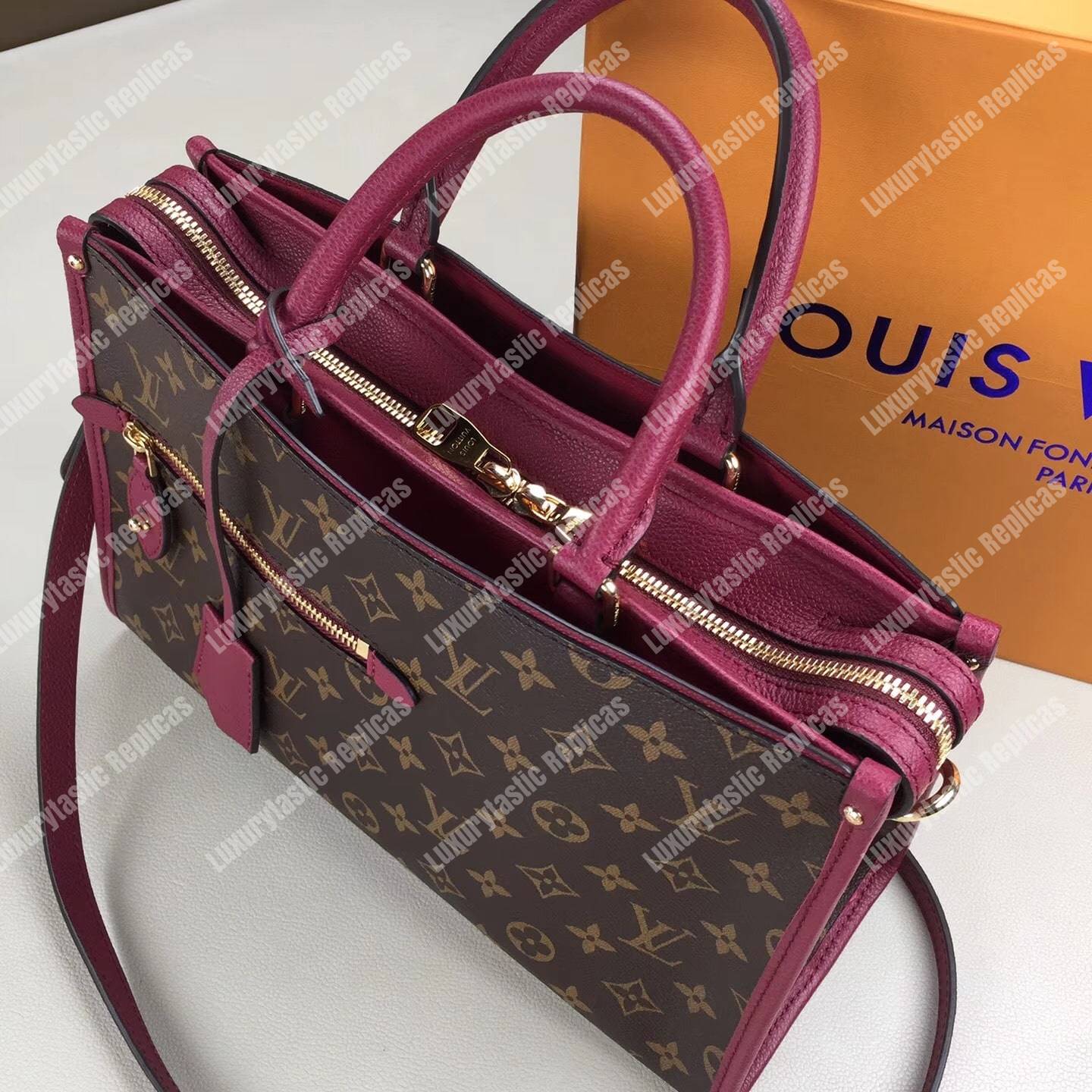 LV Popincourt PM Monogram Raisin