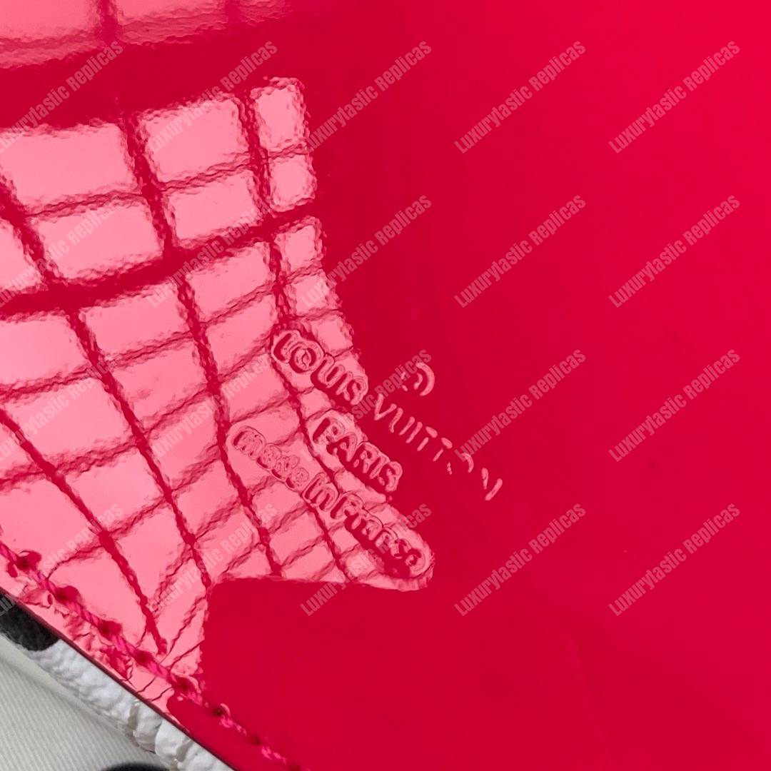 LV Cherrywood BB Smooth Patent Monogram Fuschia