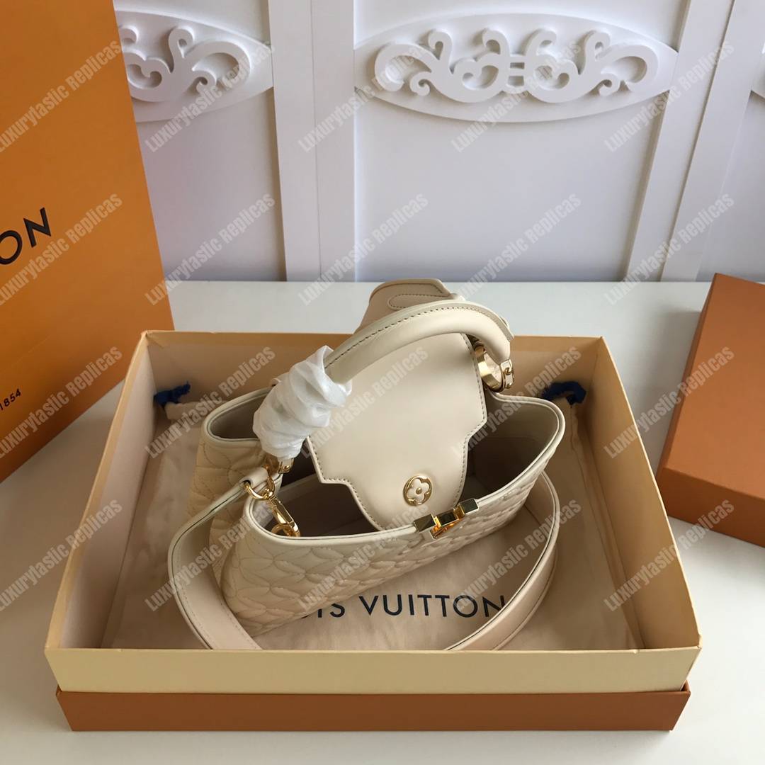 LV Capucines BB Vanile Ivory