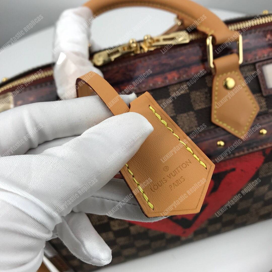 LV Speedy Bandouliere 25 Damier Time Trunk
