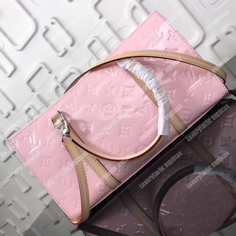 LV Neo Triangle Vernis Leather Rose Ballerine