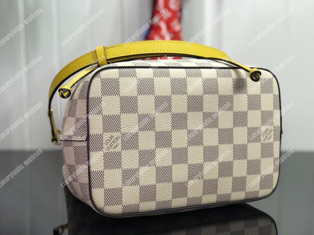 LV Noé BB Damier Azur Canvas Pineapple
