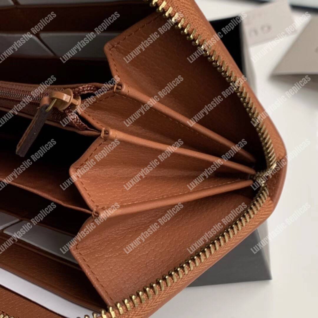 G*u*i original gg zip around wallet with new york yankees patch™