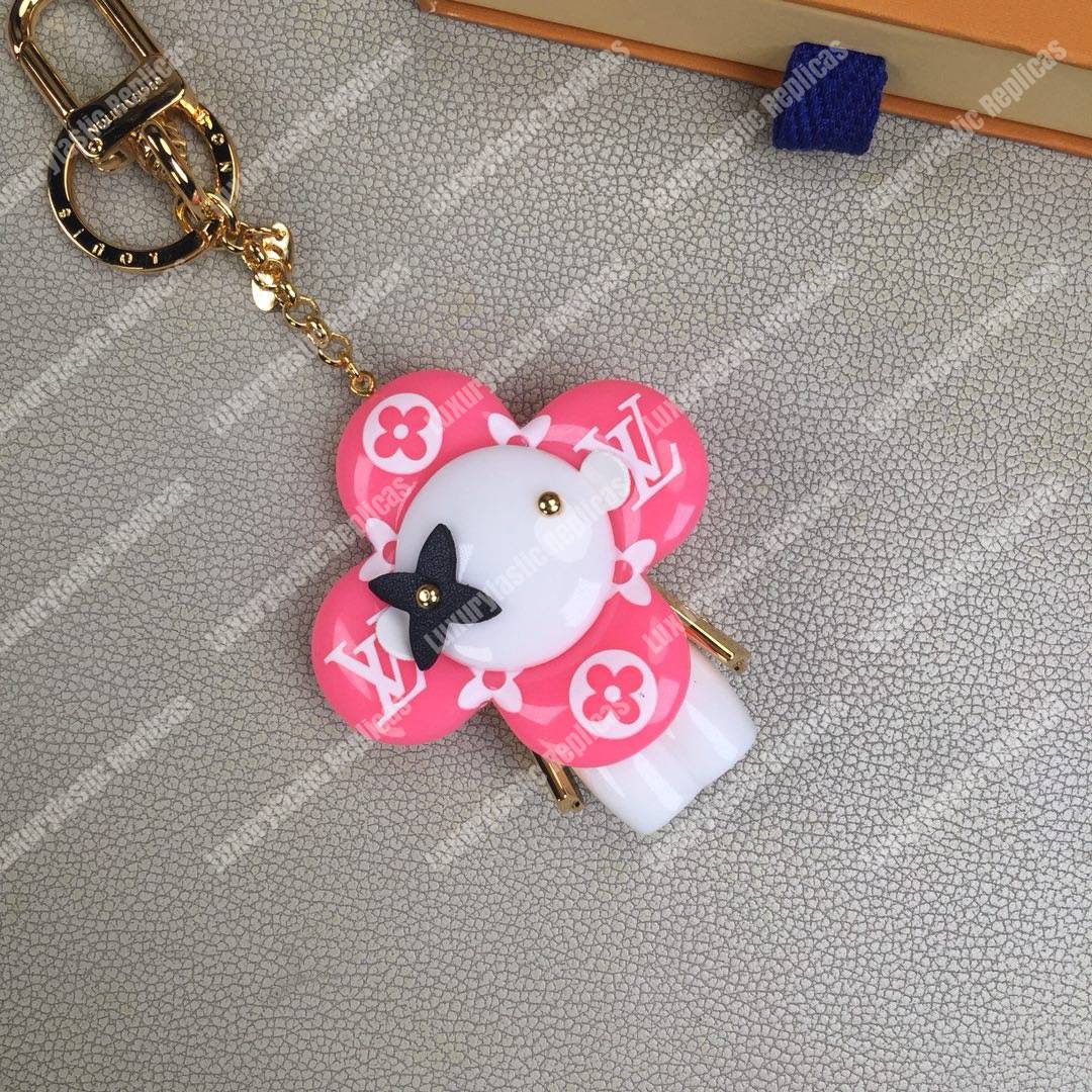 LV Vivienne Monogram Giant Bag Charm and Key Holder Pink