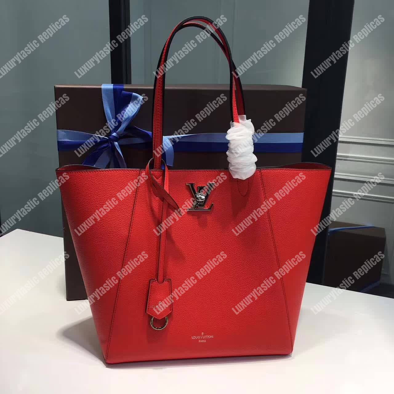 LV Lockme Cabas Bag Rubis