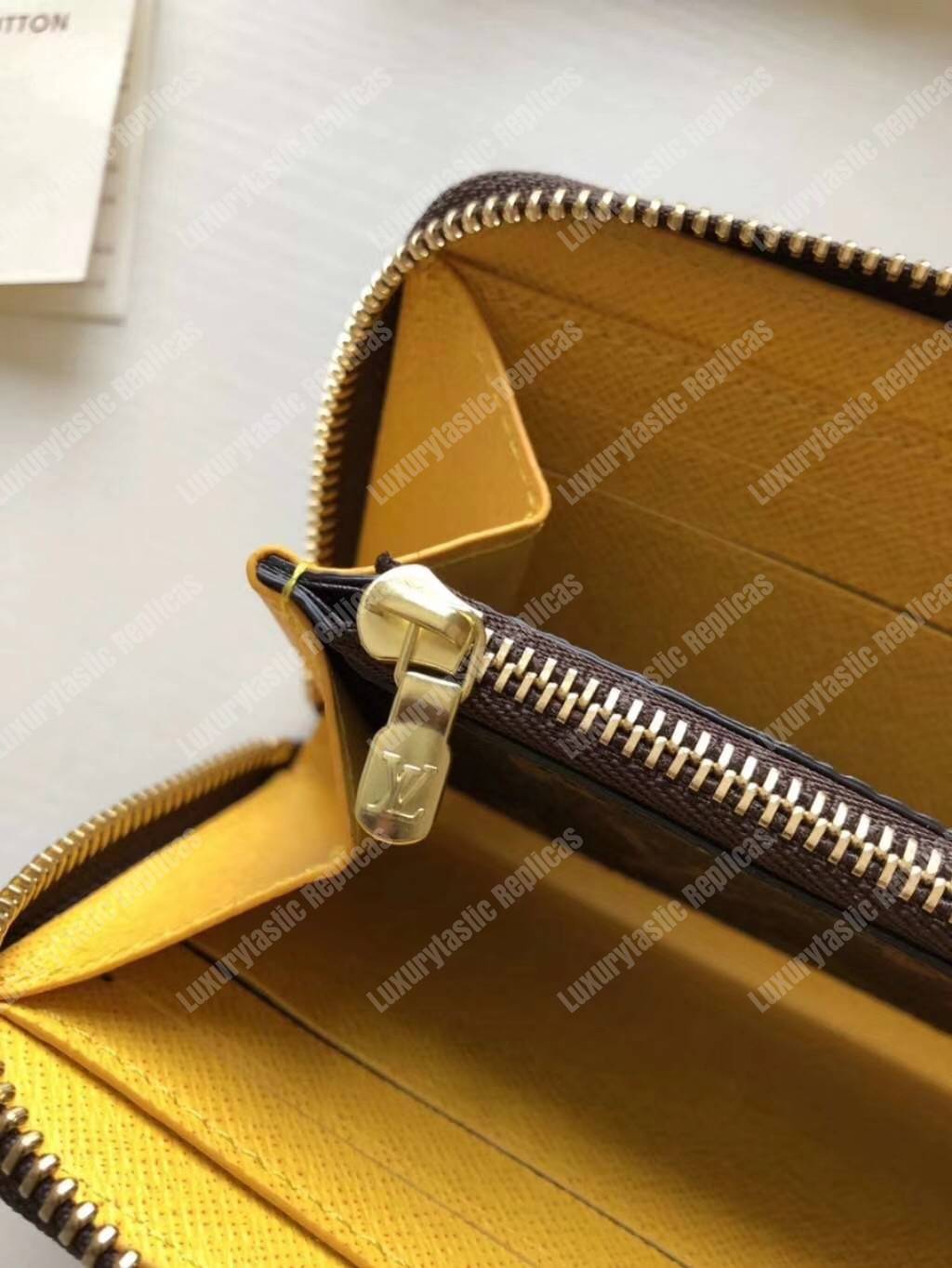 LV Clemence Wallet Monogram Safran