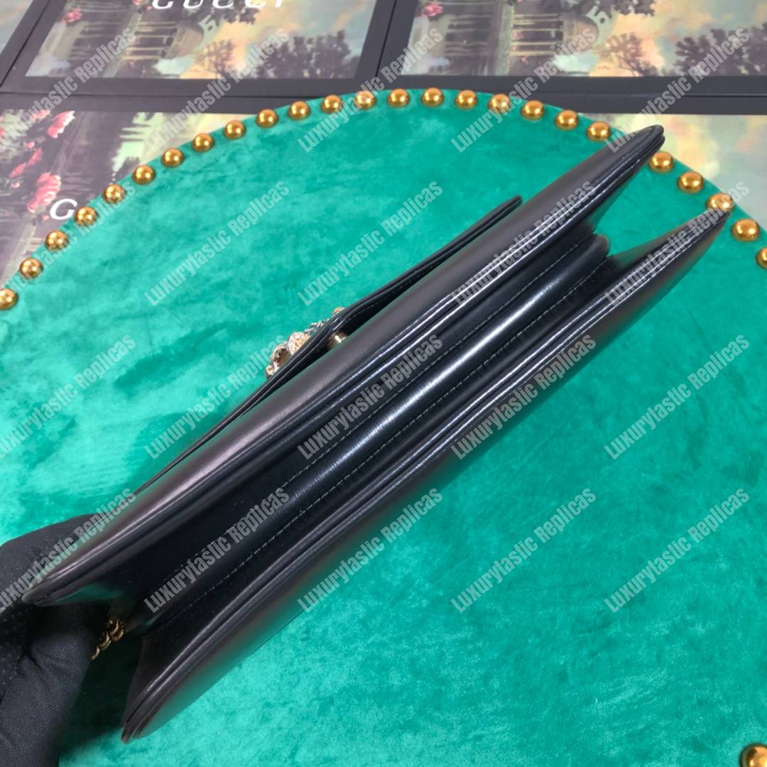 G*u*i rajah medium shoulder bag black