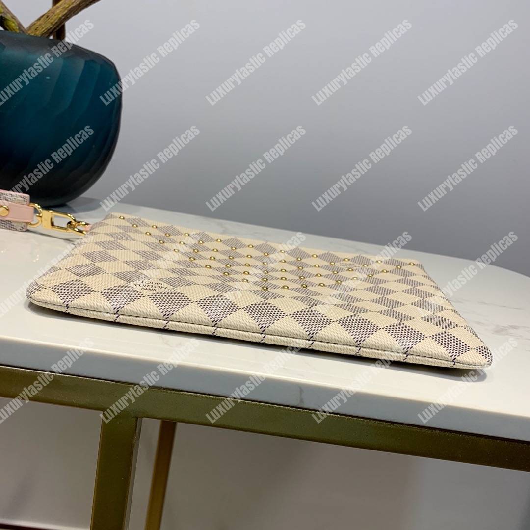 LV City Pouch Damier Azur Canvas