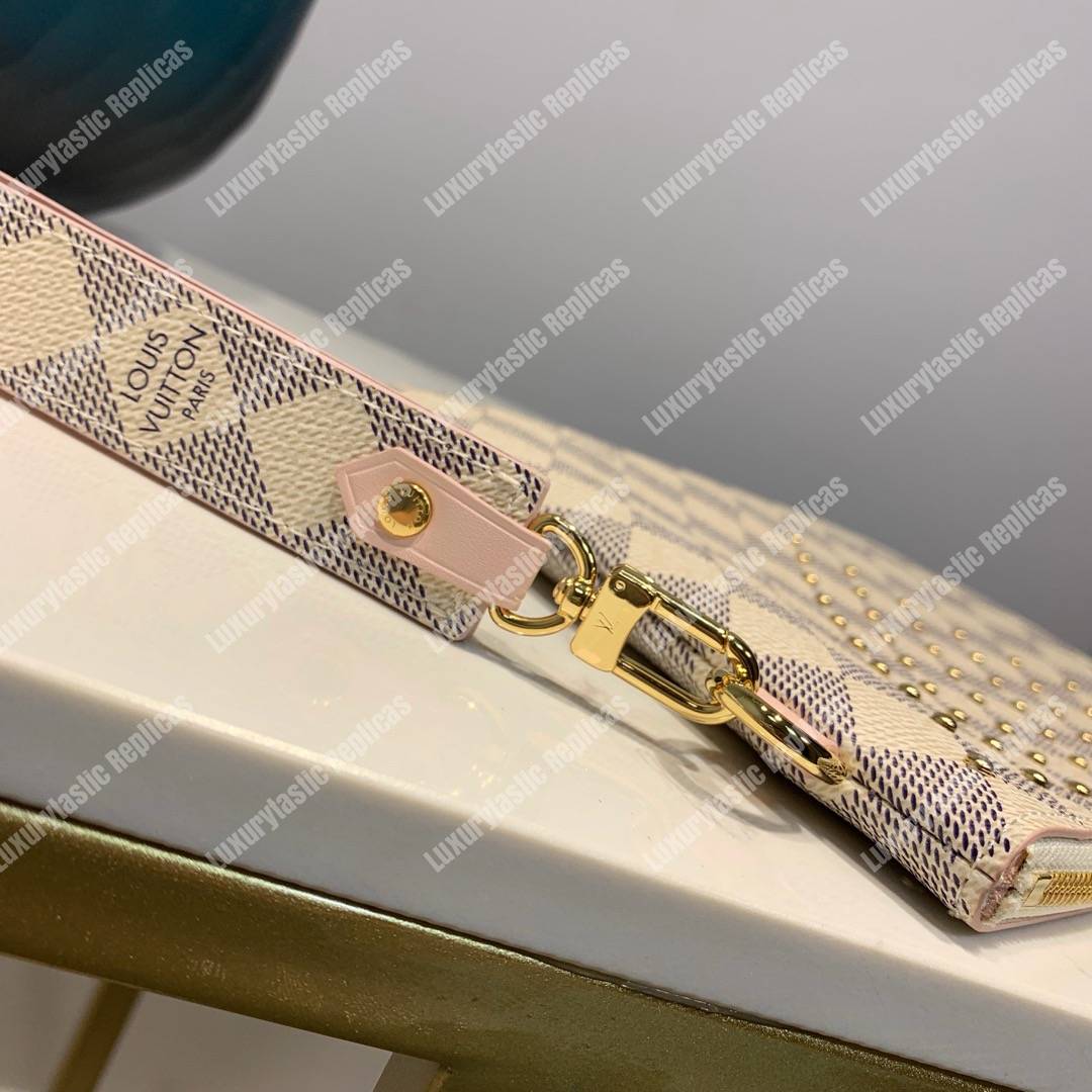 LV City Pouch Damier Azur Canvas