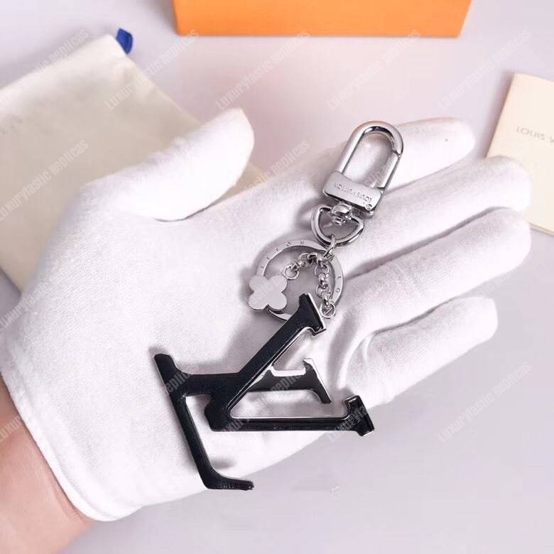 LV Capucines Bag Charm and Key Holder Black