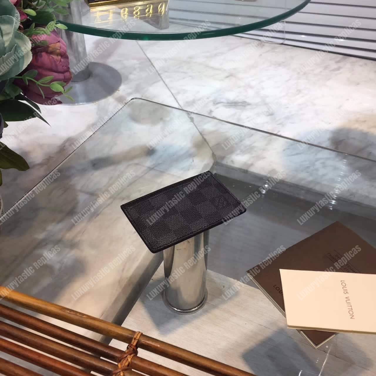 LV Neo Porte Cartes Card Holder Damier Graphite